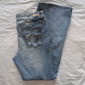 Vintage L.e.i Sophia Hiphugger Flare Jeans